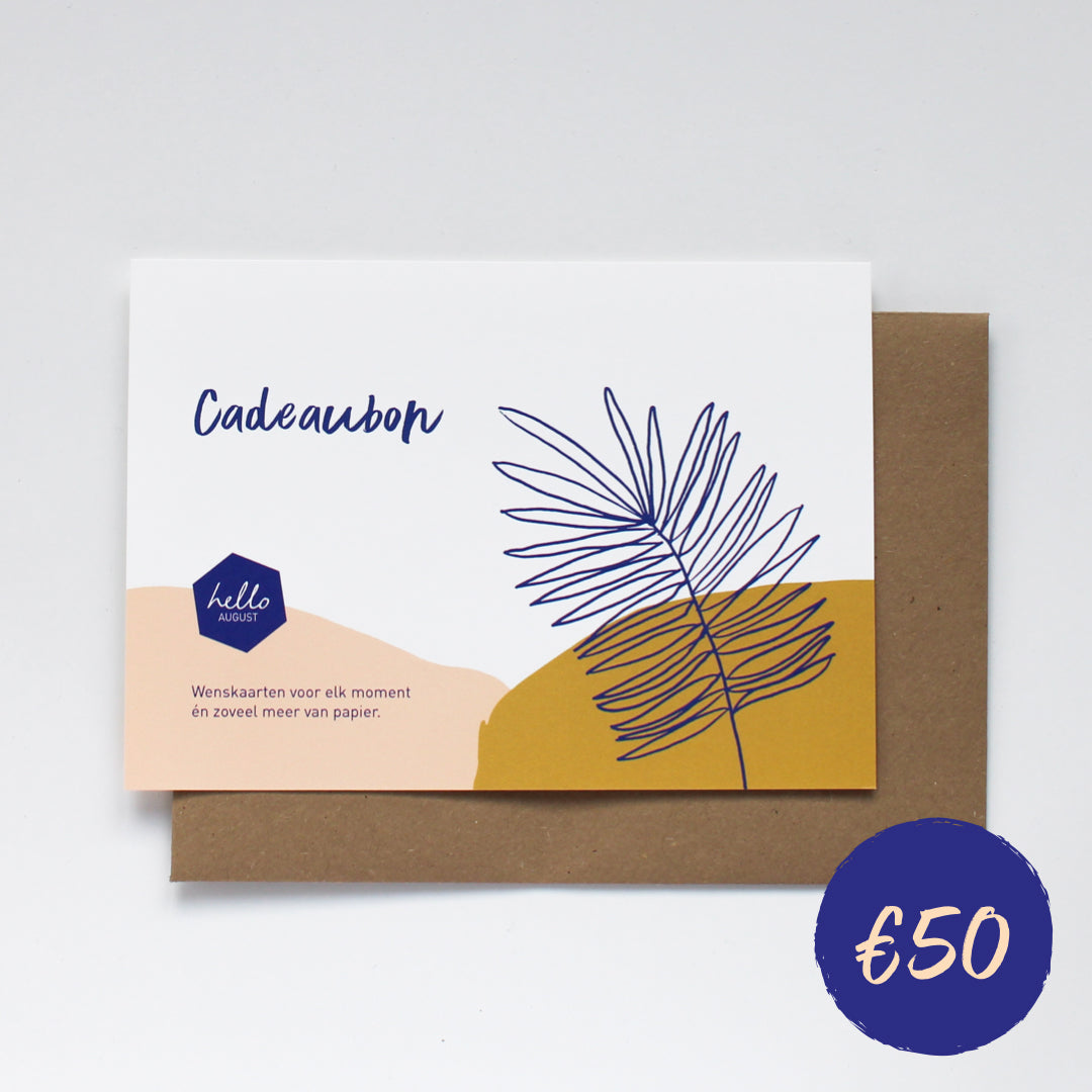 CADEAUBON €50 - PAPIEREN BON