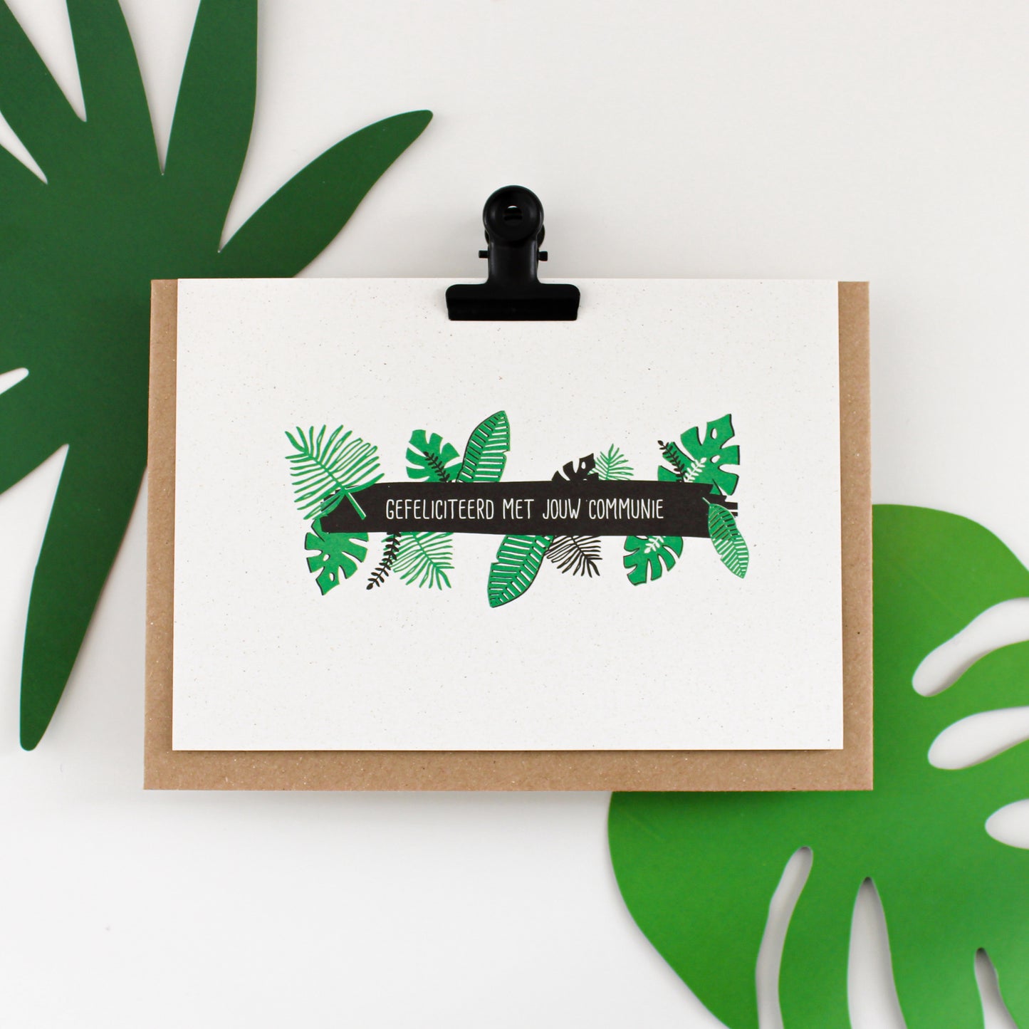 WENSKAART - JUNGLE GROEN COMMUNIE