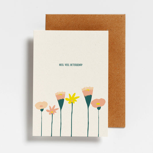 WENSKAART - HEEL VEEL BETERSCHAP