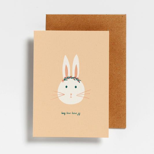 POSTCARD - LANG LEVE LIEVE JIJ KONIJN