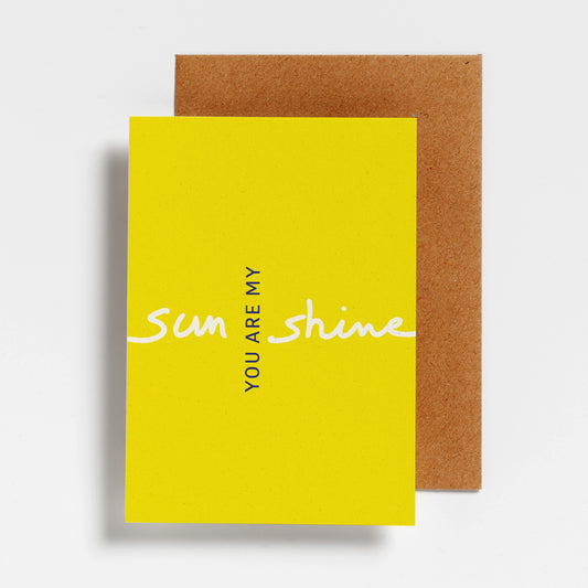 POSTCARD - YOU ARE MY SUNSHINE