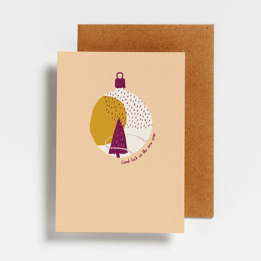 WENSKAART - GOOD LUCK IN THE NEW YEAR