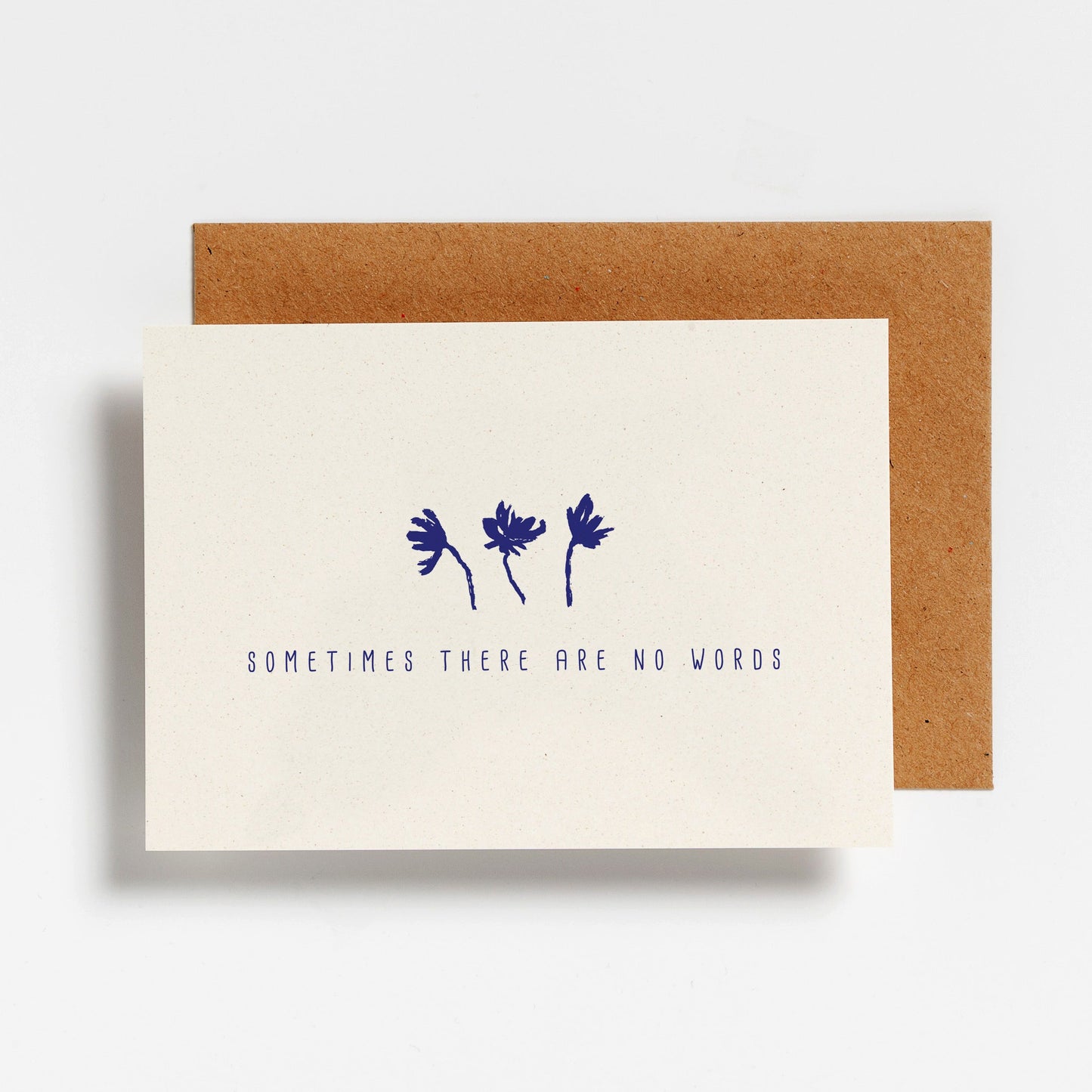 WENSKAART - BLUE SOMETIMES THERE ARE NO WORDS