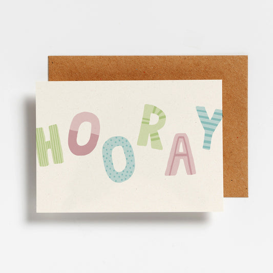 WENSKAART - LETTERS HOORAY
