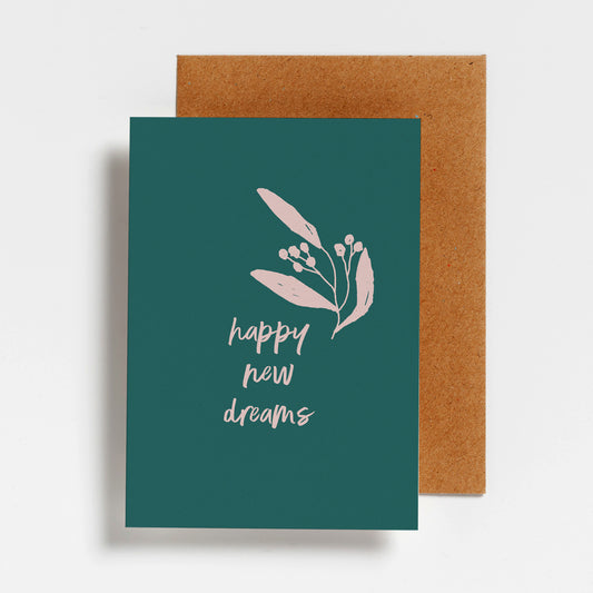 WENSKAART - HAPPY NEW DREAMS