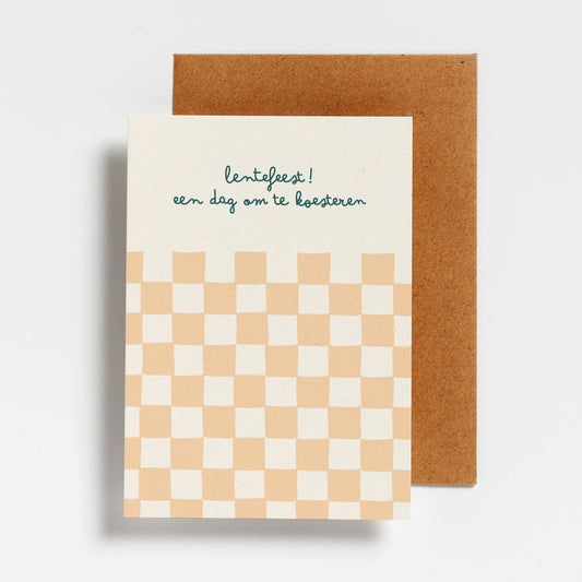 WENSKAART - LENTEFEEST EEN DAG OM TE KOESTEREN