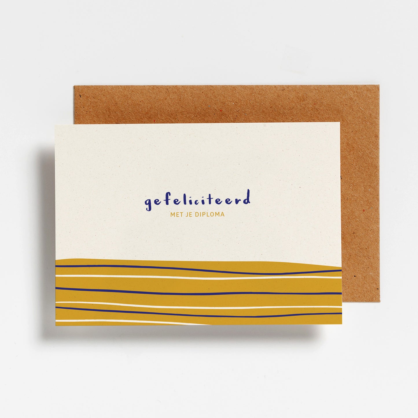 WENSKAART - GEFELICITEERD MET JE DIPLOMA