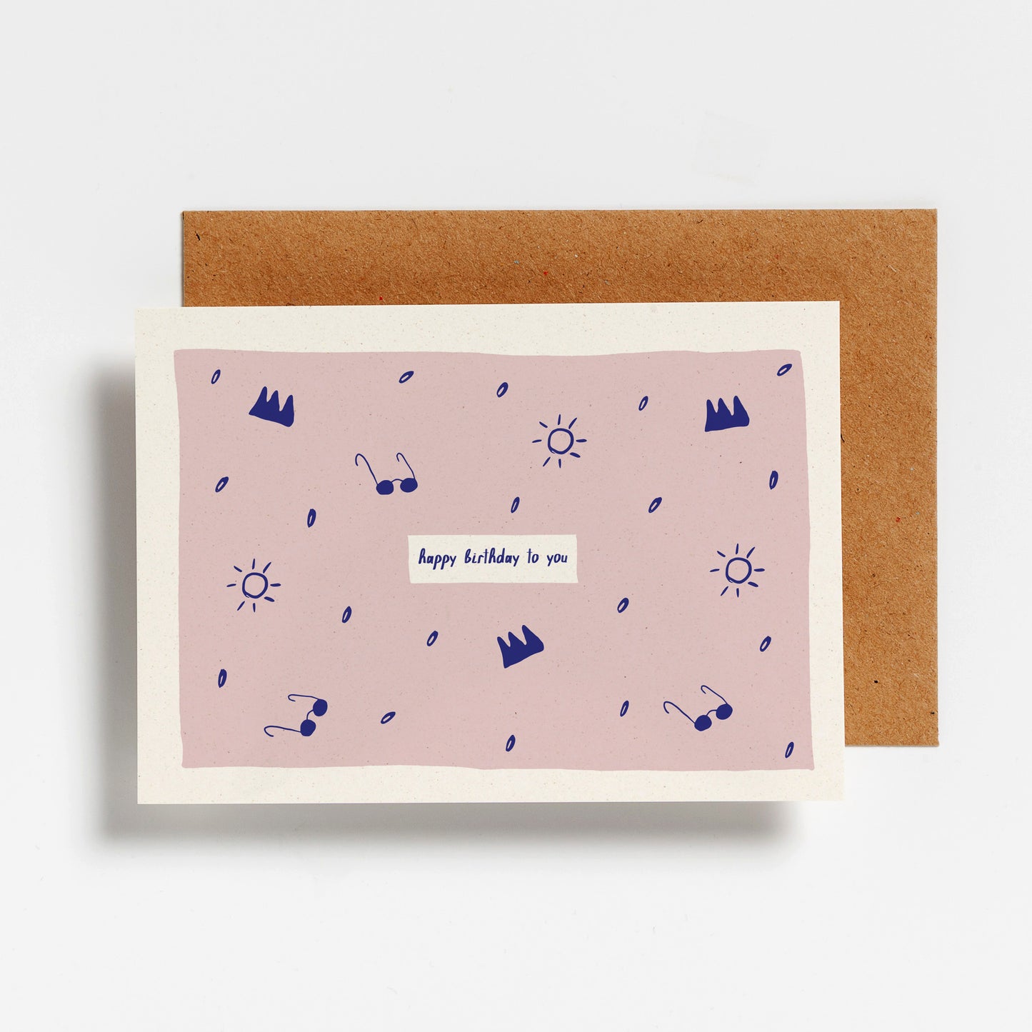 WENSKAART - HAPPY BIRTHDAY TO YOU PATTERN