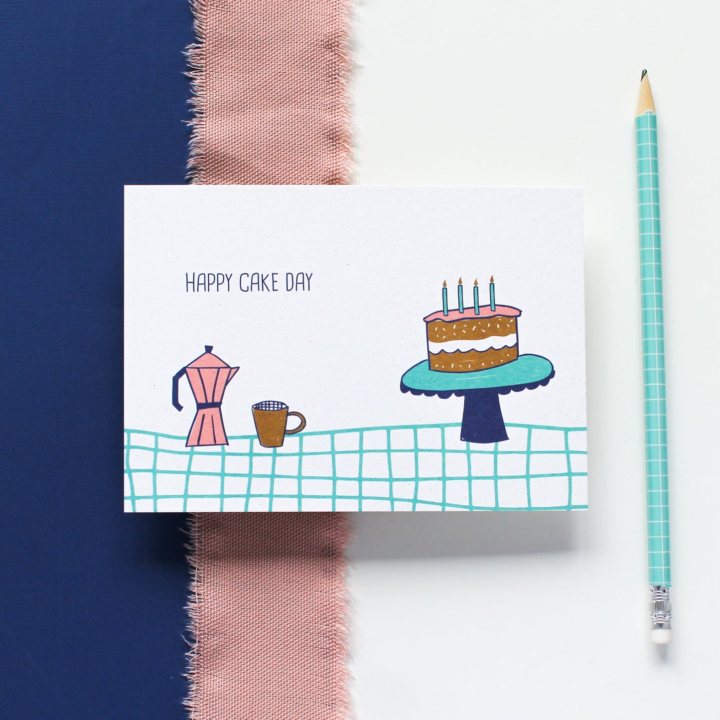 WENSKAART - HAPPY CAKE DAY