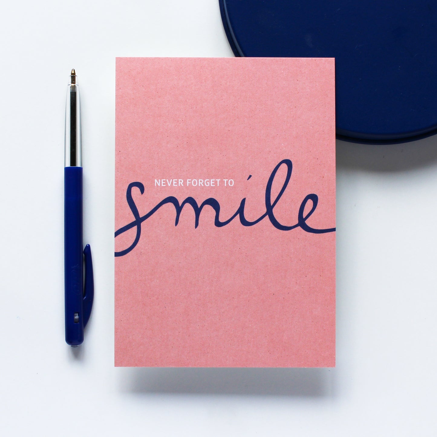 WENSKAART - NEVER FORGET TO SMILE