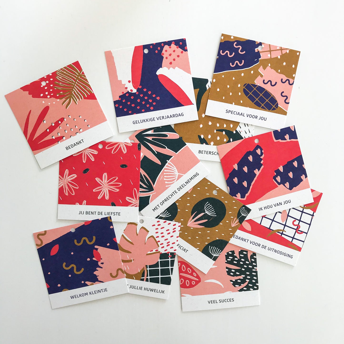 SET CADEAULABELS - 12 STUKS - COLLECTIE 2