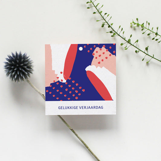 CADEAULABEL - C2 - GELUKKIGE VERJAARDAG