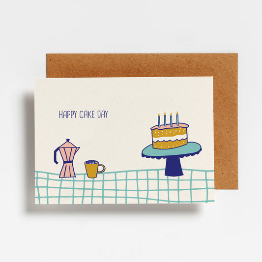 WENSKAART - HAPPY CAKE DAY