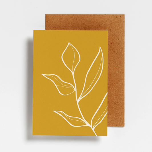 WENSKAART - LEAF OCHER