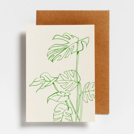 WENSKAART - MONSTERA