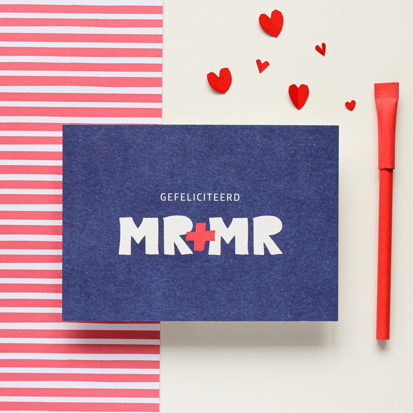 WENSKAART - GEFELICITEERD MR-MR